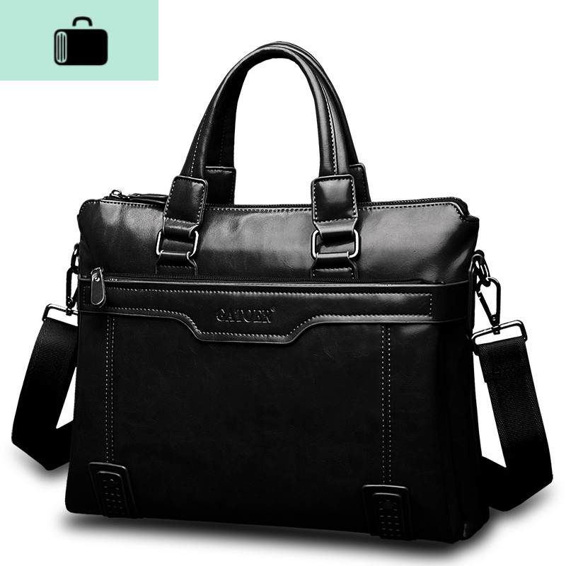 精品男包商务包男士包包横款手提包单肩包男公文包多功能电脑包new