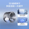 海尔(Haier)滚筒洗烘套装云溪 超薄精华洗直驱变频智能投放洗衣机+3D透视双擎热泵烘干机386烘干机+386洗衣机