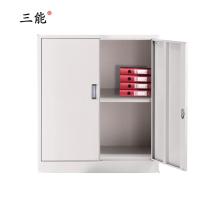 三能 办公家具对开门矮柜文件柜铁皮分体下节工具资料柜双层半截带锁财务档案柜
