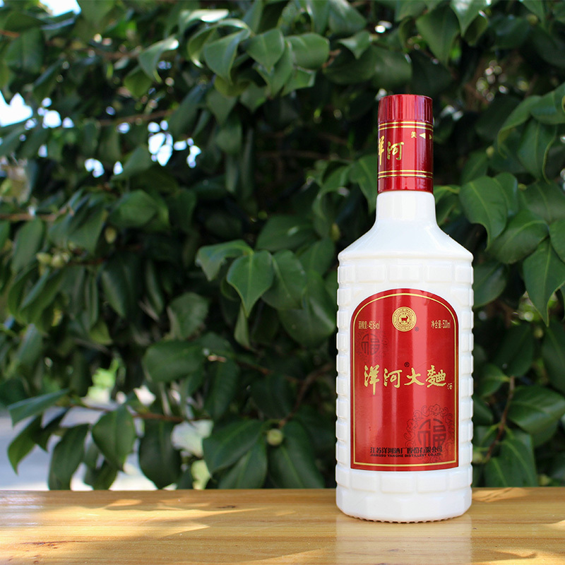 1瓶装46度洋河大曲白瓷浓香风格酒500毫升国产