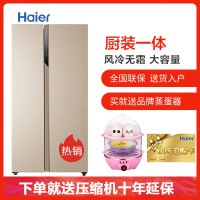 【官供样机】海尔（Haier）BCD-541WDPJ 541升对开门冰箱 大空间容量 变频无霜 一天不到一度电