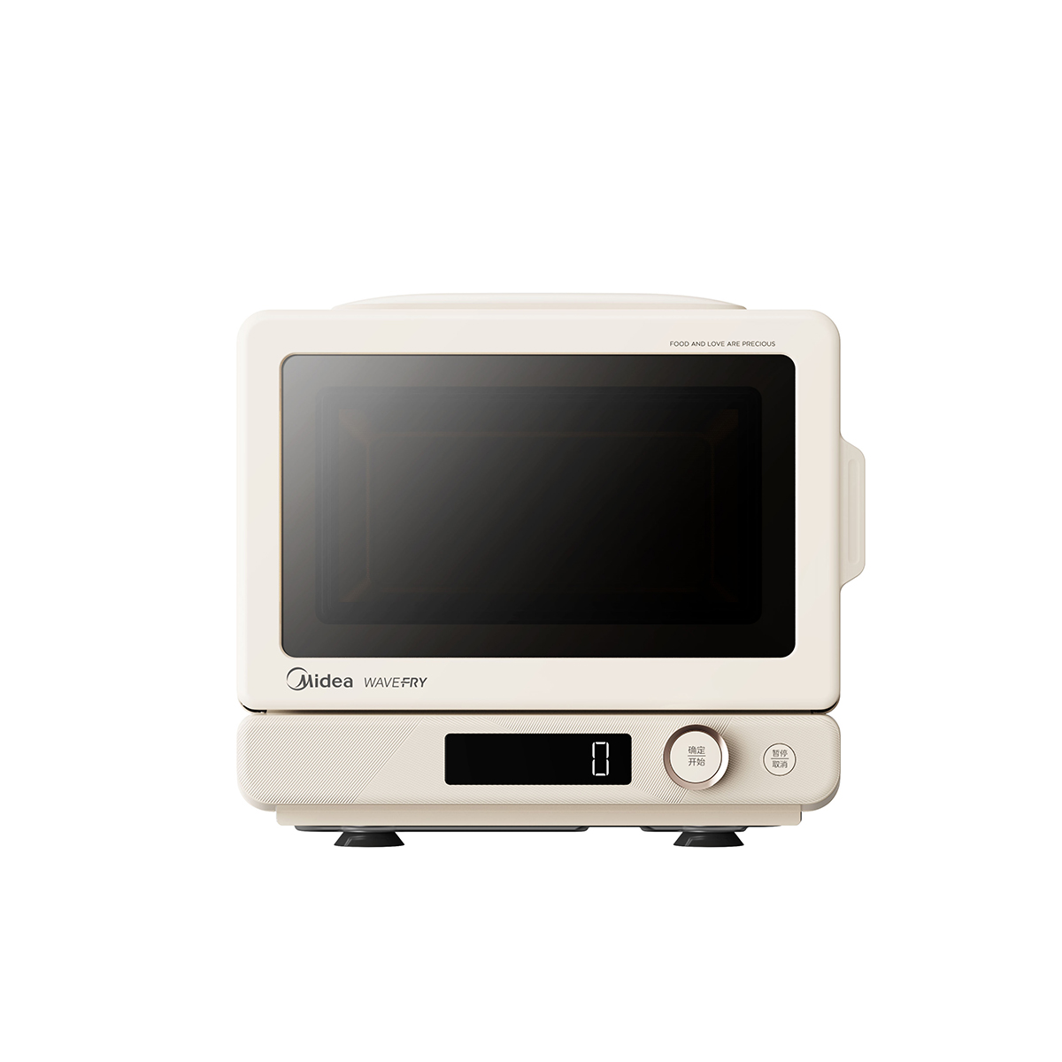 美的(Midea)小滋味mini微烤炸一体机15L700W变频微波炉专利石墨烯烤管高温油易清洁内胆 C15