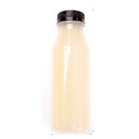 [300ml 圆瓶黑盖共24只]一次性pet饮料瓶塑料创意果汁瓶奶茶杯子酵素瓶饮料杯带盖简约生活日用品