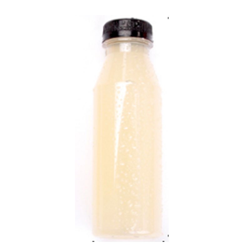 [300ml 圆瓶黑盖共24只]一次性pet饮料瓶塑料创意果汁瓶奶茶杯子酵素瓶饮料杯带盖简约生活日用品