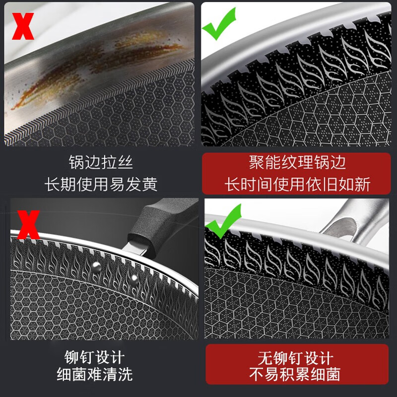 316不锈钢炒锅高清大图