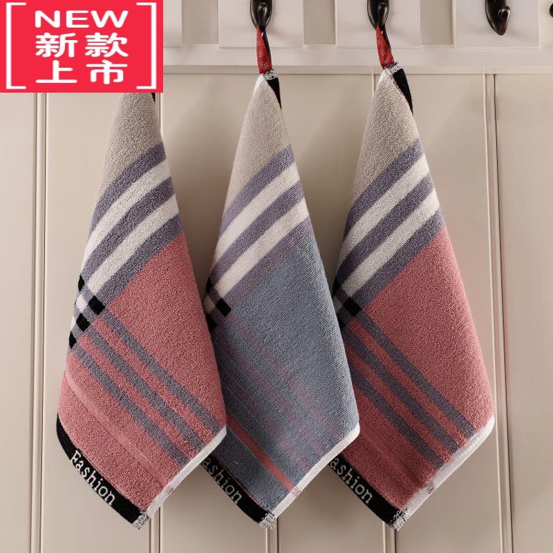 可莉允加厚小方巾幼儿园四方巾小毛巾儿童宝宝有挂绳柔软吸水图片