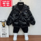 可莉允男童羽绒服冬季2022新款洋气儿童轻薄棉服宝宝加厚免洗外套