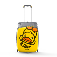 稚行 网红拉杆箱儿童可坐骑溜娃神车旅行箱20英寸|溜娃箱 大黄鸭合作款