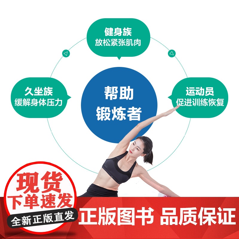 泡沫轴使用手册 损伤预防疼痛缓解与肌肉放松 热身健身书籍高清大图