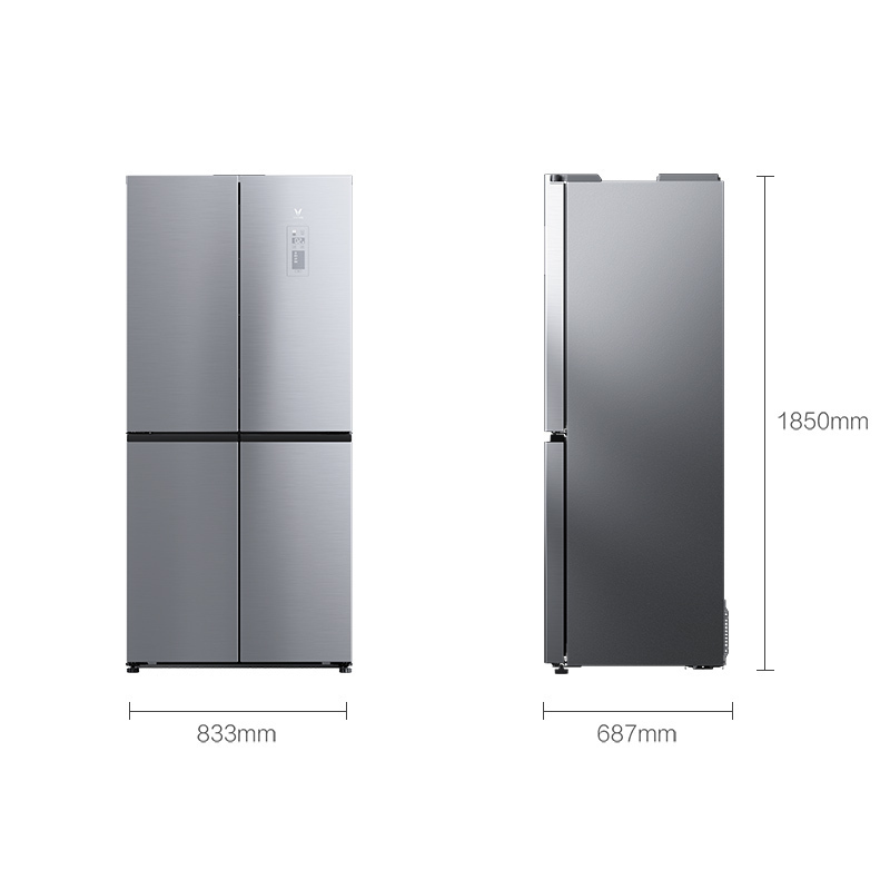 VIOMI/云米 BCD-486WMSD小米电冰箱家用智能十字对开门双开门风冷无霜486L