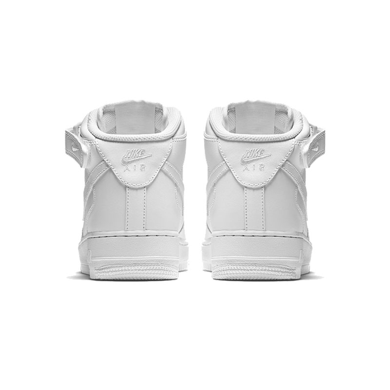 Nike/耐克 女鞋 2020年新款Air Force 1 AF1空军一号纯白中帮休闲板鞋 366731-100