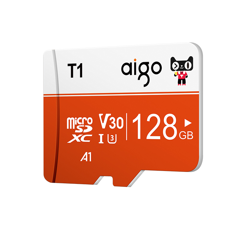 爱国者(aigo)T1联名版手机内存卡128G tf卡+读卡器套餐组合商品