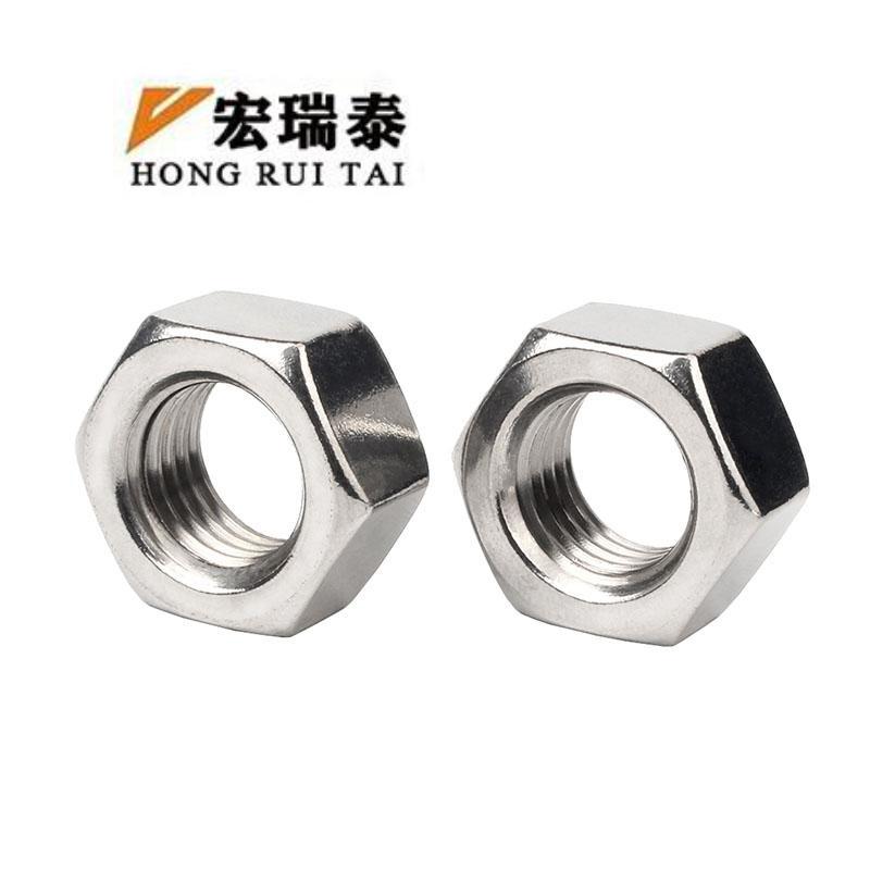 宏瑞泰 304不锈钢六角螺母 6.8级 M10 个高清大图
