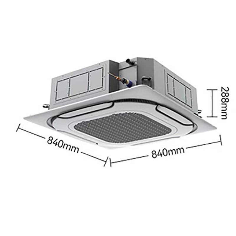 美的吸顶式空调5P MDV-125Q4/N1-D外机 MDV-250W/SN1-8R1一拖二 含辅材