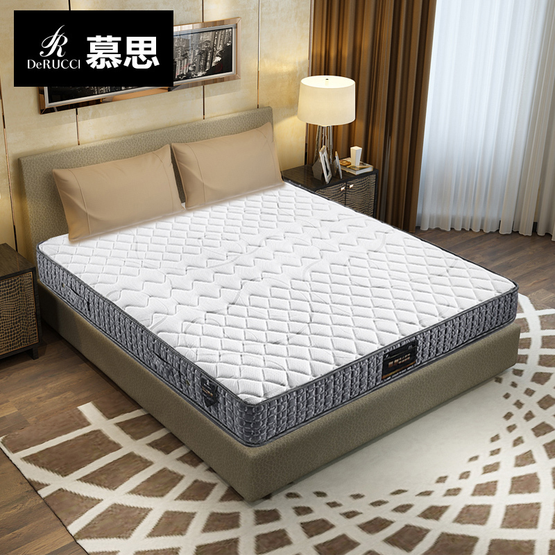 三区护脊慕思加硬三区护脊床垫15m精钢弹簧床垫18米