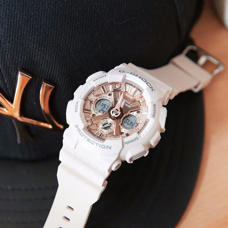 全国联保卡西欧casio手表gshockbabyg网红同款3d动感设计双显防水女士