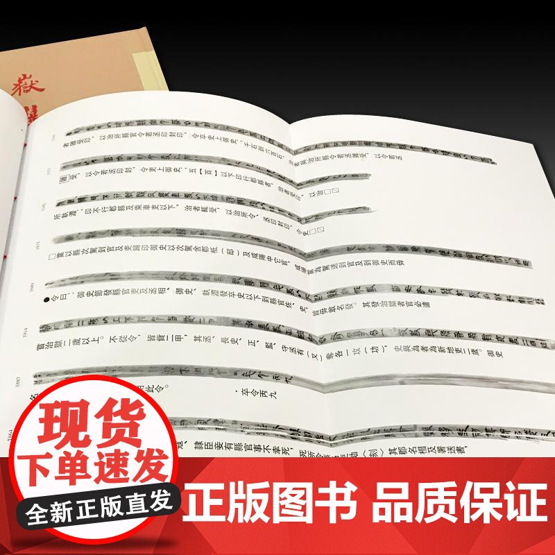 岳麓书院藏秦简(陆) 秦代法律史料 文物考古 古书契/出土文献 上海辞书出版社高清大图