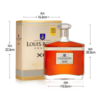 宝树行 路易老爷XO700ml 干邑白兰地法国原装进口洋酒
