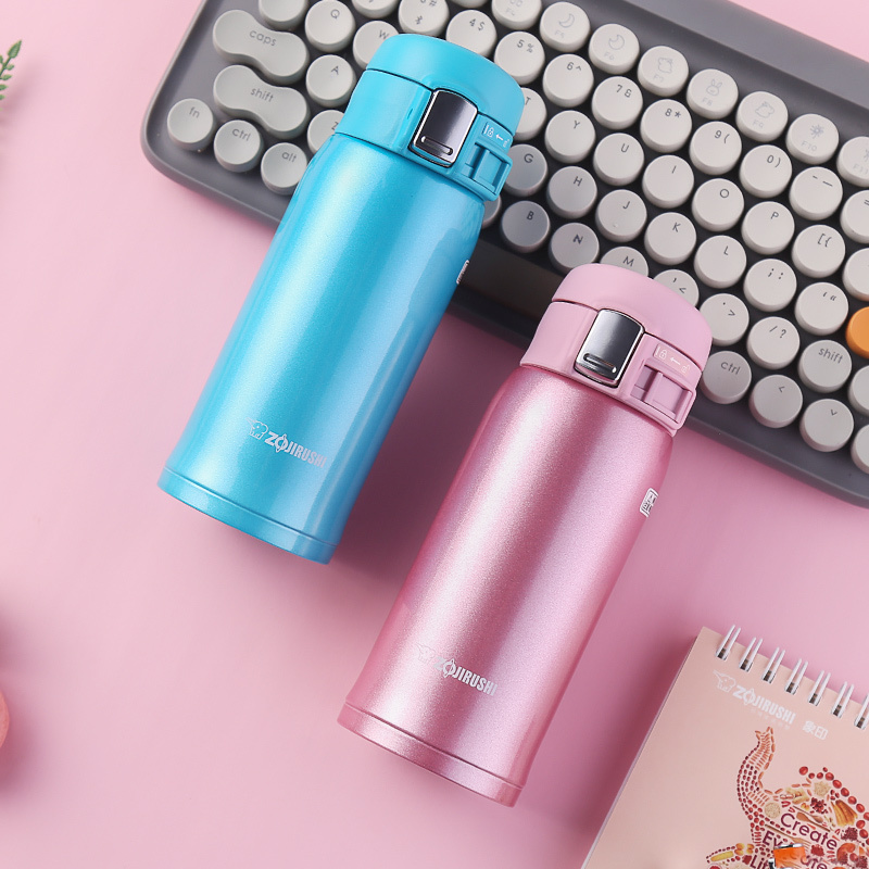 象印(ZO JIRUSHI)保温杯SM-SZ36 进口304不锈钢保温杯 女士男士真空车载杯子高档便携弹盖杯360ml