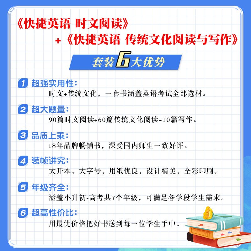 ☺️联系客服,优惠哦!28期新书- 初中通用 [正版]套装5折优惠!2025快捷英语时文阅读28期+传统文化