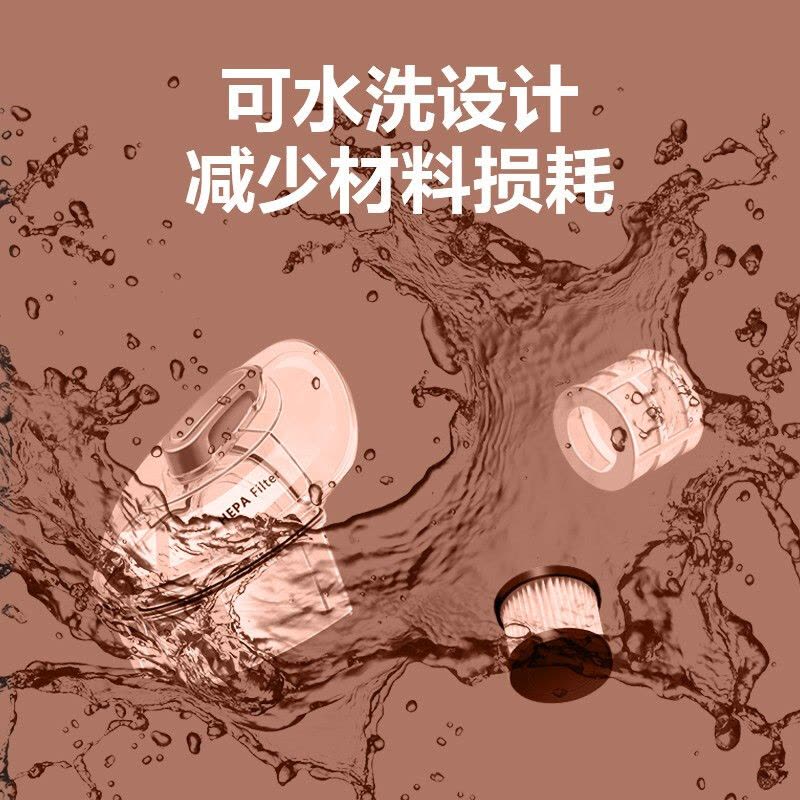 美的(Midea)除螨仪B1粉色 家用床上 10Kpa大吸力高频拍打 小型手持有线吸尘器紫外线除螨虫仪器 热风除湿图片
