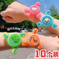 六一礼品文具玩具奖品 发光陀螺驱蚊手环10个