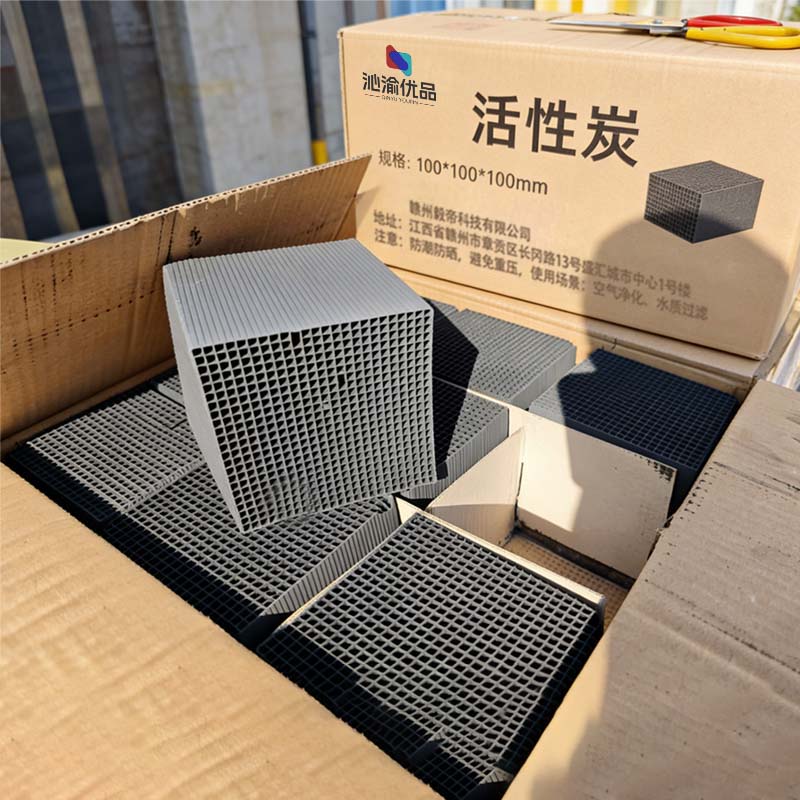 沁渝优品 蜂窝活性炭1000*1000*1000mm 立方米高清大图