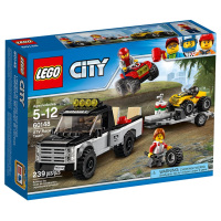 乐高(LEGO)城市系列 全地形车赛车队 60148 5-12岁 239块 积木塑料玩具 200块以上