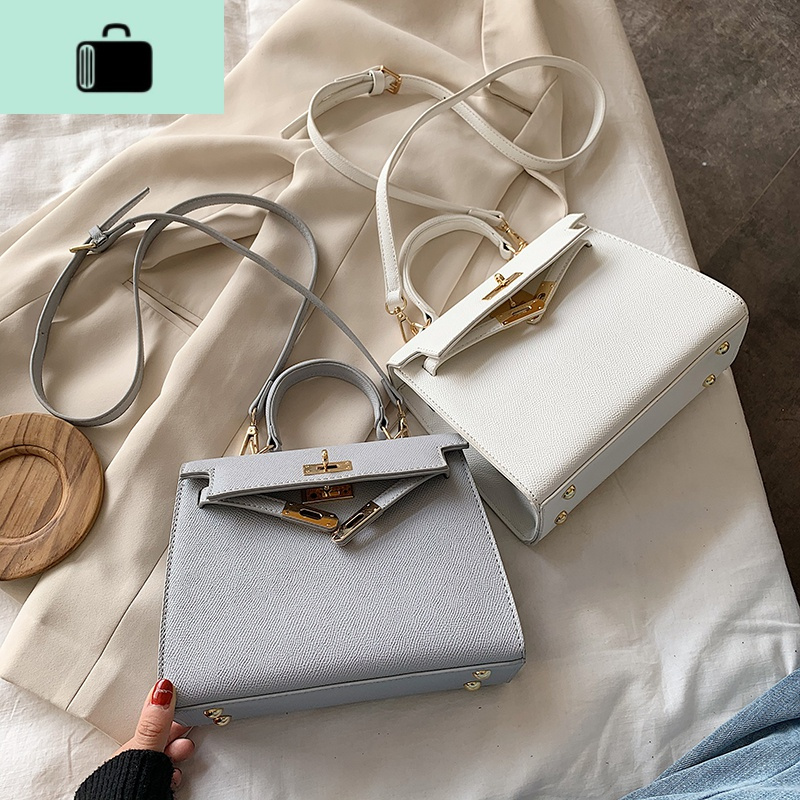 高级感包包斜跨洋气女包2020春季新款潮百搭ins单肩凯莉包手提包new