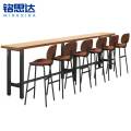 铭 思 达吧台桌一桌六椅套