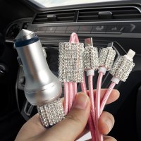 车载充电器一拖三12v快充车用多功能通用usb转接口汽车手机充电器