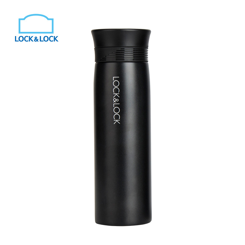 乐扣乐扣(lock&lock)保温杯 LHC4119B 304不锈钢(400ml)黑色高清大图