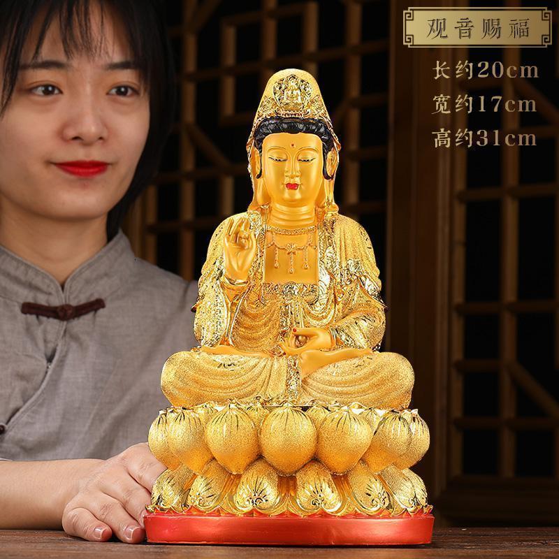 海像摆件滴水观音佛像工艺品客厅佛堂佛教用品摆件_760_182_772