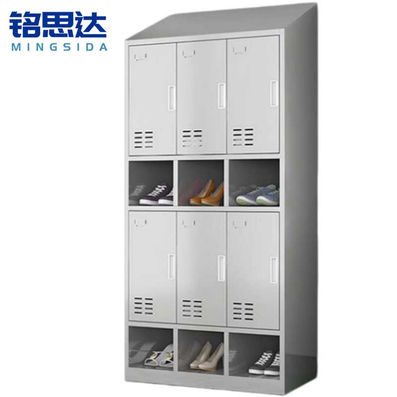 铭思达更衣柜六门含鞋柜台高清大图