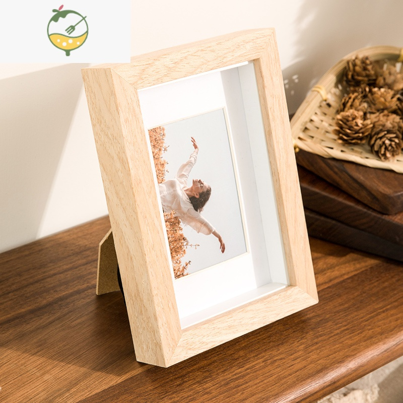 yicheng北欧立体中空相框摆台精致6寸洗相片架