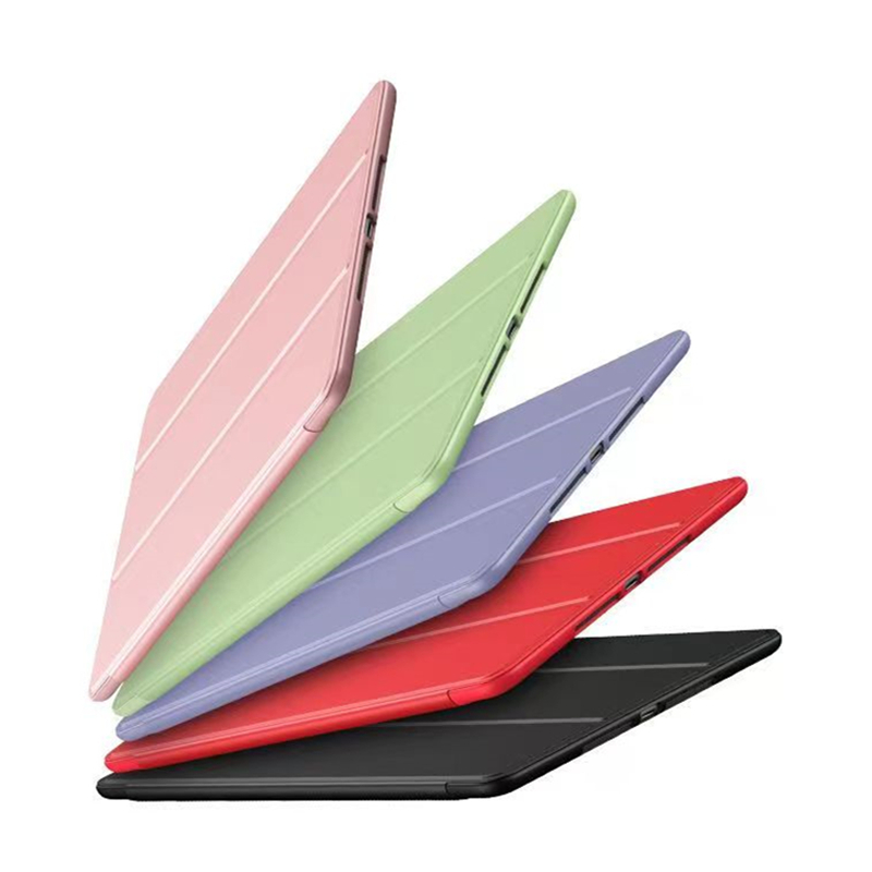 适用苹果IPAD平板电脑 ipad AIR 智能保护套 PU简约风休眠皮套 ipad5 液态硅胶软保护壳 灰色