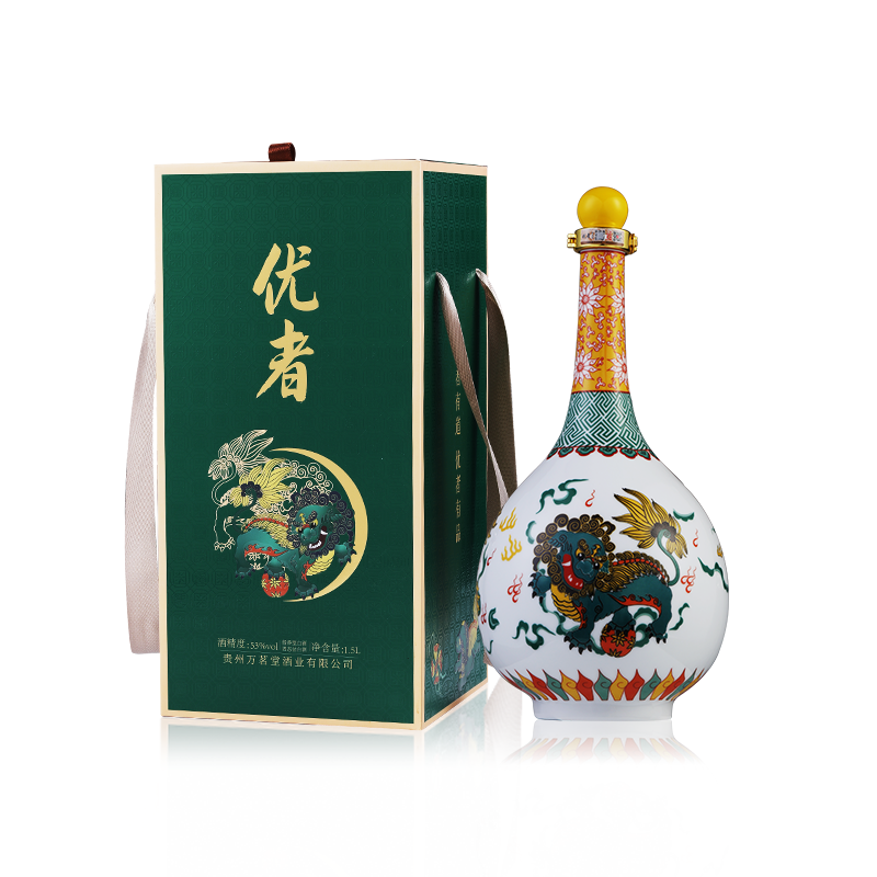 优者狮舞乾坤纪念酒53度酱香型优级白酒礼盒装高端白酒高清大图