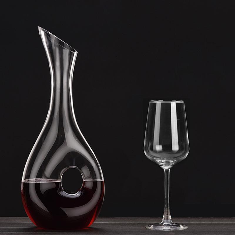 水晶红酒醒酒器蜗牛形干红葡萄酒醒酒壶分酒器-400ml (小号)