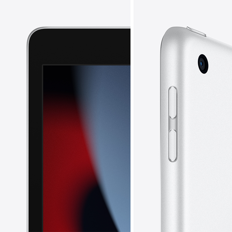 2021款 Apple iPad 9 代 10.2英寸 256G WLAN版 平板电脑 银色 MK2P3CH/A