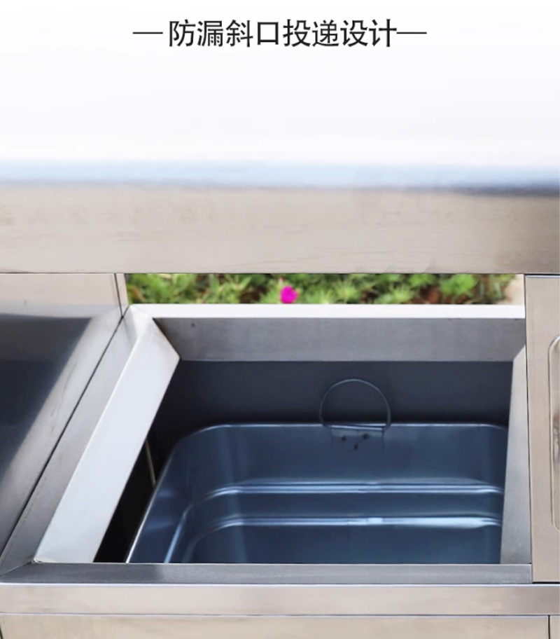 豫凯达户外垃圾桶不锈钢个高清大图