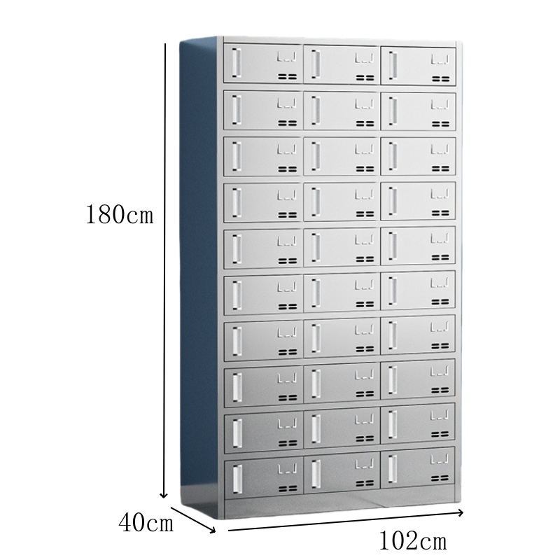 珂攸洋不锈钢收纳柜台 120*30*180cm50门 台