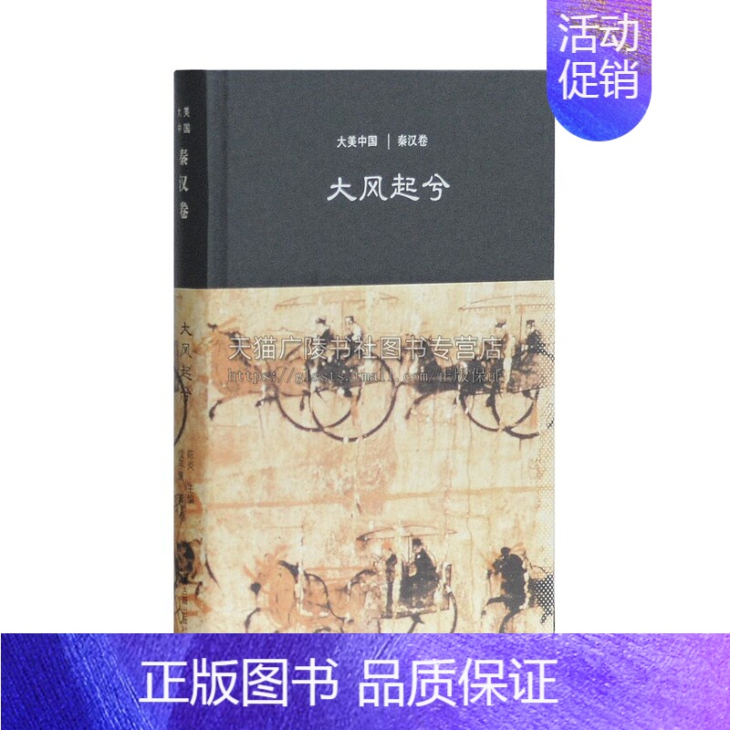 [正版]大风起兮:秦汉卷(大美中国系列)仪平策 著 陈炎编 秦汉大量文明遗产考察和研究 勾勒出中国秦汉审美文化史的演进轨高清大图