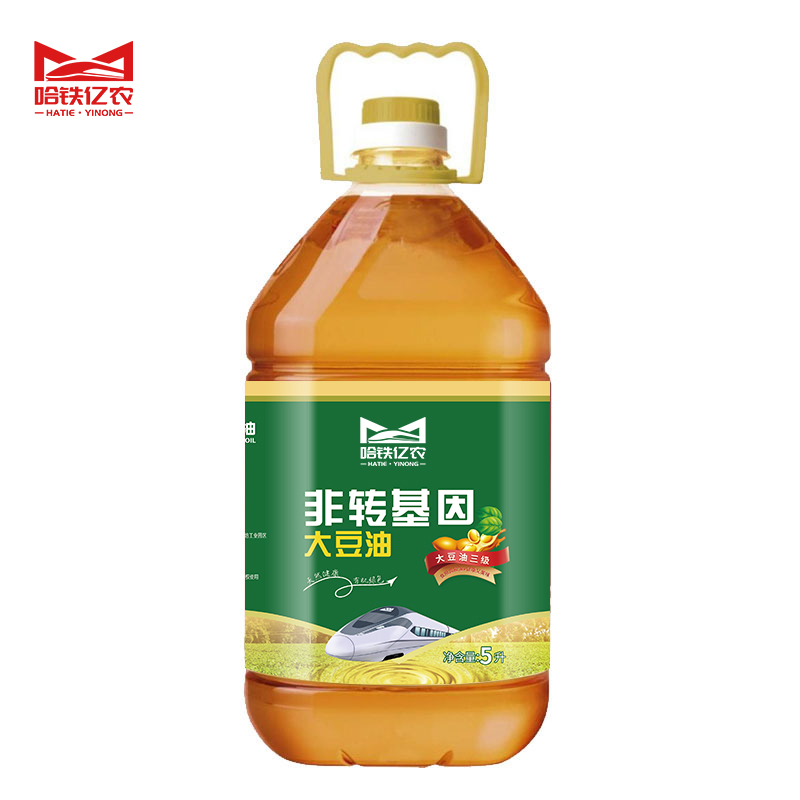 哈铁亿农 非转基因大豆油5L/桶高清大图