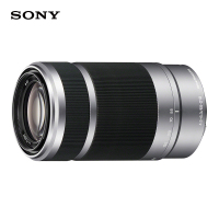 索尼（SONY）E 55-210mm APS-C画幅远摄大变焦微单相机镜头 E卡口 SEL55210 银色