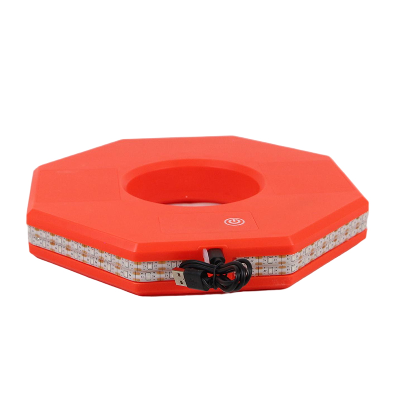 OHUI OHJW3128 5W LED 声光警示灯 IP64 DC3.7V 1800K 盏 荧光橙高清大图