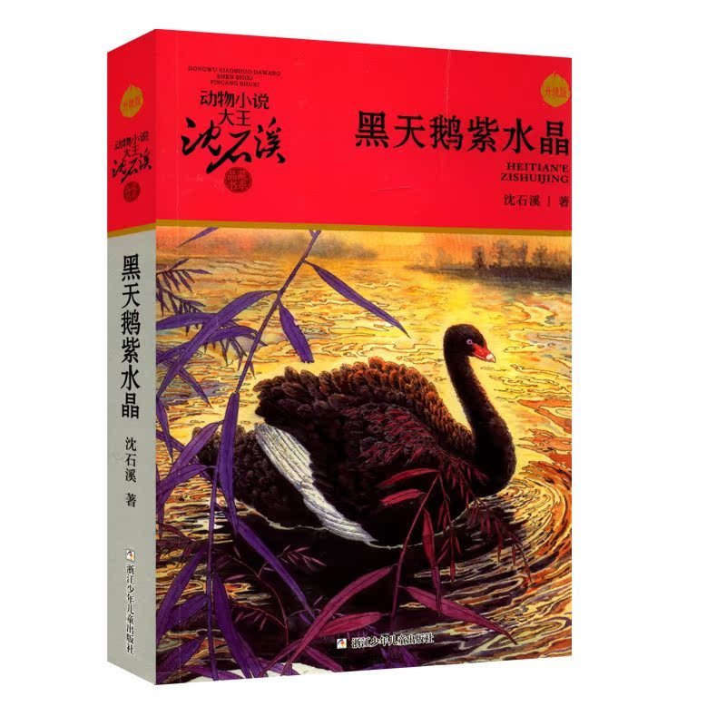 黑天鹅紫水晶 [正版]升级版动物小说大王沈石溪·品藏书系-黑天鹅紫水晶