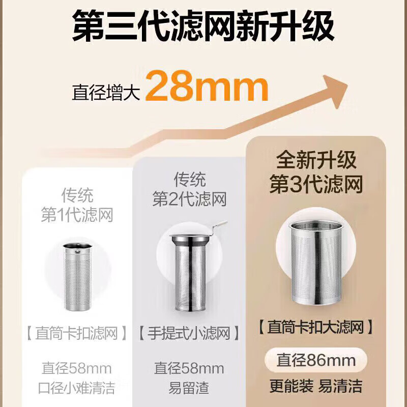 苏泊尔(SUPOR)养生壶1.5L花茶壶 电水壶烧水壶开水壶保温煮茶壶玻璃电茶壶 SW-15Y28 1.5L