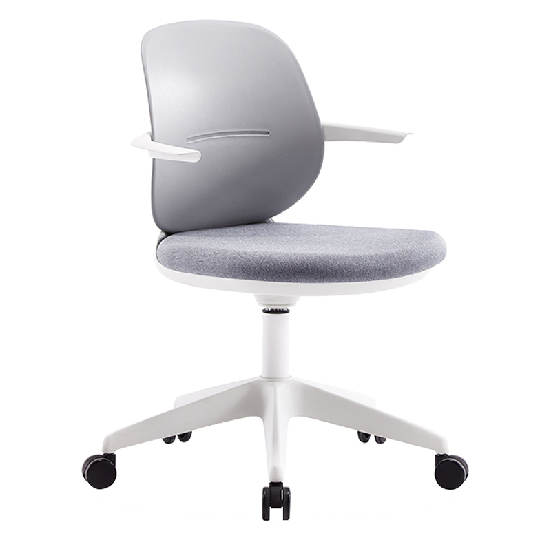 臻远ZY-7816办公椅培训椅人体工学椅转椅电脑椅会议椅学习椅 灰色