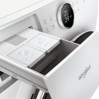 惠而浦(Whirlpool) 10公斤kg直驱变频滚筒洗衣机大容量家用帝王系列冰川白WFD100944BAOW