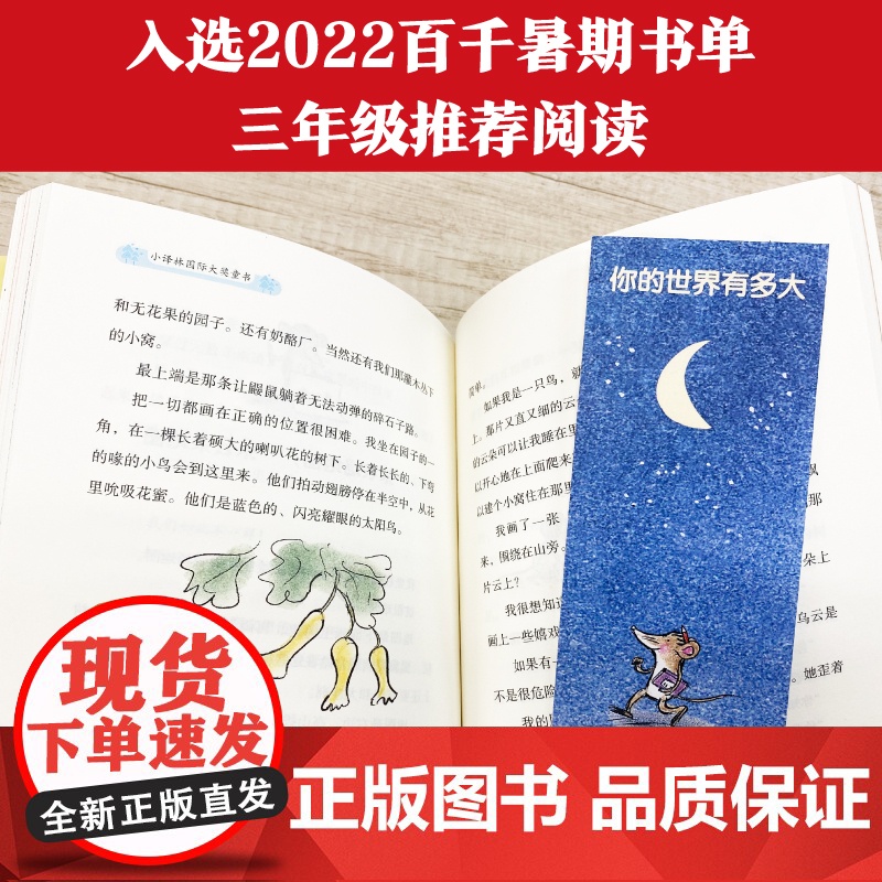 你的世界有多大国际大奖童书第二辑 三年级百班千人暑期阅读书目正版 瑞典儿童文学大师林格伦文学奖得主作品译林出版社店高清大图